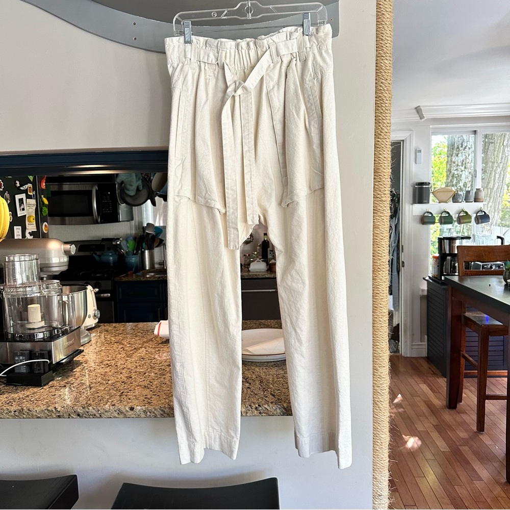 Free People Sky Rider Pants in Ecru